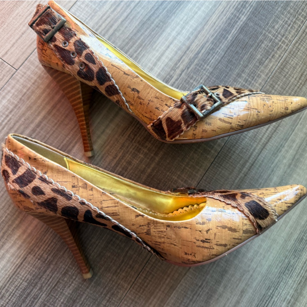 Leopard Print Stiletto Heels